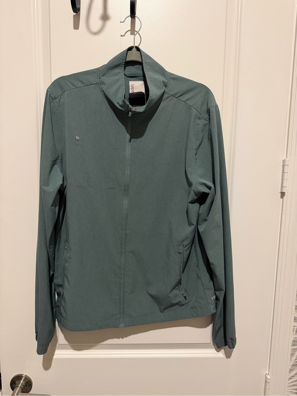Vuori Teal Full-Zip Utility Jacket